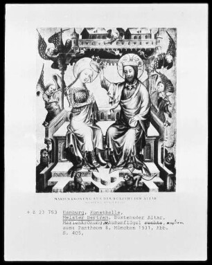 Der Buxtehuder Altar — Die Krönung Mariae