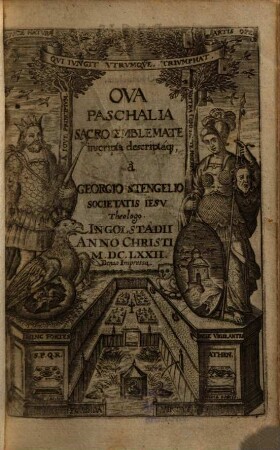 Ova Paschalia : Sacro Emblemate inscripta descriptaq[ue]