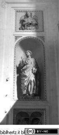Apostel, Heilige, Evangelisten und Kirchenväter, Matthäus-Nische