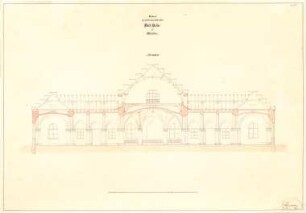 Gärtner, Friedrich von; München; Bockkeller - Schnitt