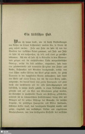 Ein türkisches Bad : türkisches Bad