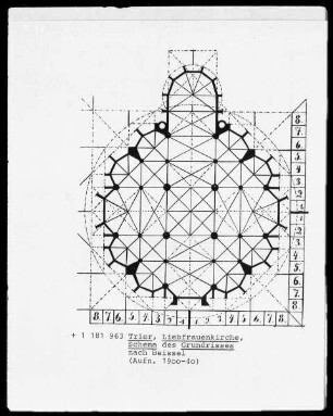 Trier, Liebfrauenkirche, schematisch
