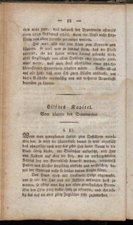 Eilftes Kapitel. Vom Läutern des Branteweins.