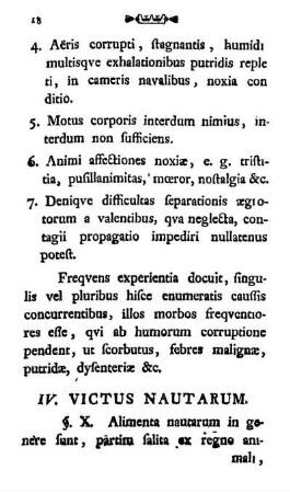 IV. Victus Nautarum