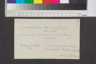 Einträge Bl. 61 - 73