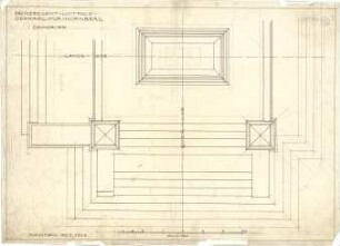 Pfann, Paul; Nürnberg; Prinzregent-Luitpold-Denkmal - Grundriss