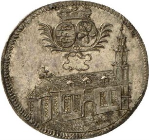 Medaille auf die Einweihung der Kirche St. Martin in Gochsheim, 1704