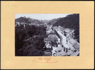 Tharandt. Blick von der Ruine
