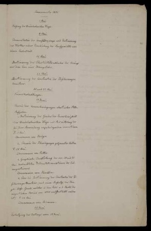 Sommersemester 1851.