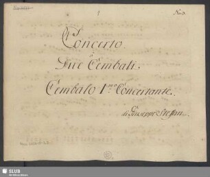 Cembalo I. Concertante.