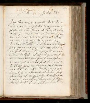 Ee. Une autre reponse à Mr. Arn. du 30. Juill. 1683.