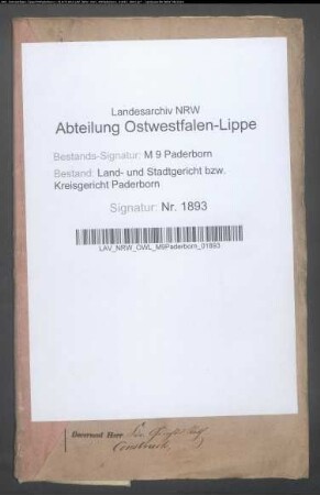Erblasser: Schaefers, Theresia, geb. Ahlen; Ehepartner: Schaefers, Franz: