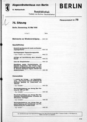 Nr. 75, 19. Mai 1988