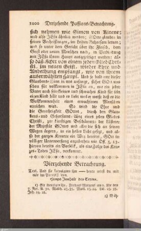 Vierzehende Passions-Betrachtung.