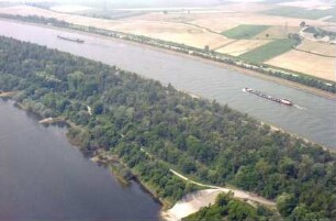 Neuenburg: Rhein und Rheinseitenkanal, Ausschnitte zwischen Breisach und Neuenburg
