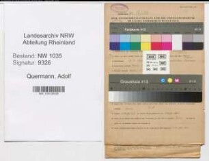 Entnazifizierung Adolf Quermann , geb. 22.02.1908 (Steiger)
