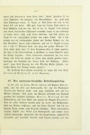 46. Der nordamerikanische Befreiungskrieg