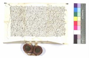 Götz von Bachenstein, Diener auf acht Jahre; Siegel: Götz von Bachenstein und Wilhelm Fetzer.