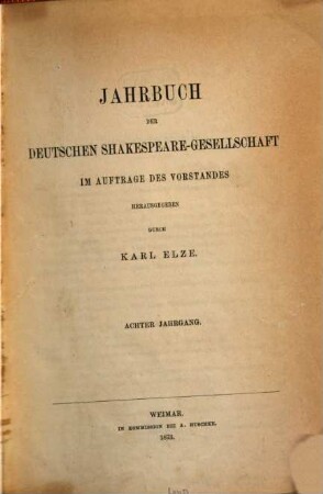 Jahrbuch. 8. 1873