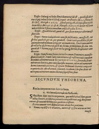 Secundum Theorema.