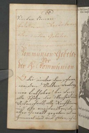 Kommunion Gebeter Vor der h. Kommunion.