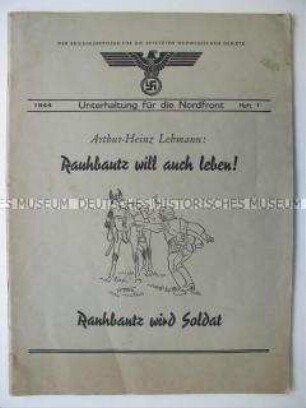 Großformatiges Heft mit Unterhaltungslektüre für die Wehrmacht