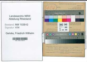 Entnazifizierung Friedrich Wilhelm Gehrke , geb. 04.01.1907 (Bahnbeamter)