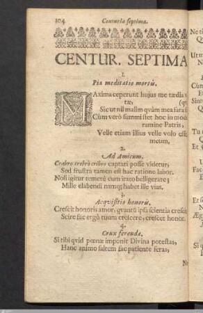 Centur. Septima.