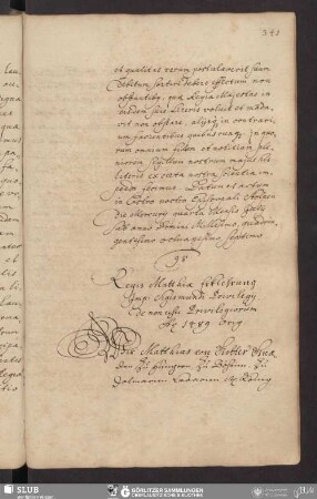 98. Regis Matthiæ Erklehrung Jmp. Sigismundi Privilegij de non usu Privilegiorum Ao. 1489.