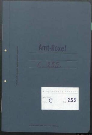 Liste der sämtlichen Zivileinwohner der Bauerschaft Schonebeck Gem. Roxel