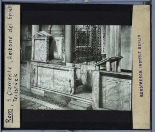 Rom, S. Clemente : Ambo [Teilansicht]