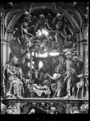 Überlingen Münster Sankt Nikolaus Hochaltar (Schnitzaltar) von Jörg Zürn (um 1613/1619) Mittelteil