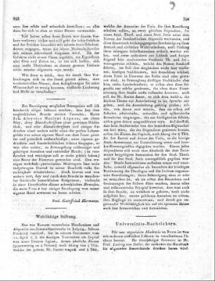 Wohlthätige Stiftung.