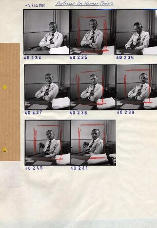 Portraitserie Werner Fränz