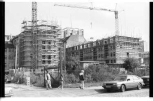 Kleinbildnegativ: Baustelle Charlottenstraße, 1987