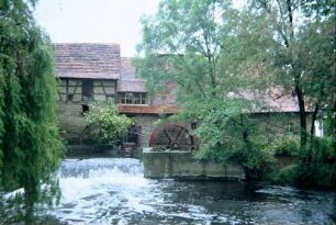 Ilmwehr und Wassermühle