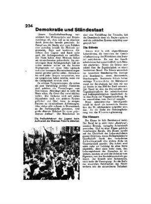 Demokratie und Ständestaat