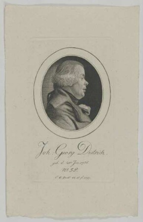 Bildnis des Johann Georg Dietrich
