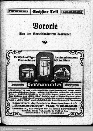 Sechster Teil. Vororte
