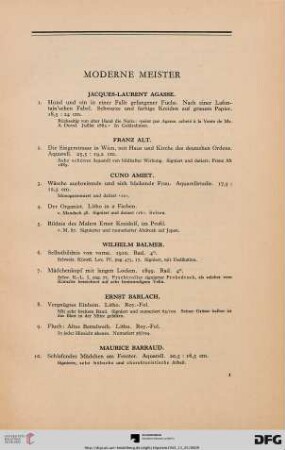 Moderne Meister (Nr. 1-273)