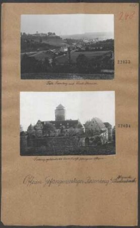 Offiziersgefangenenlager Rosenberg b. Kronach (Feste Rosenberg und Stadt Kronach)