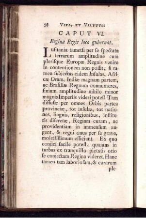 Caput VI. Regina Regis loco gubernat.