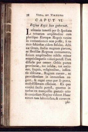 Caput VI. Regina Regis loco gubernat.