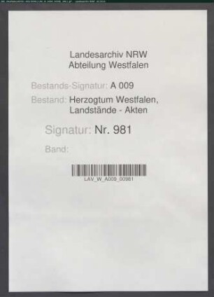 Landtagsabschied