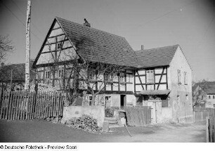 Ansicht eines Fachwerkhauses (Windischleuba ?)