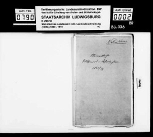 Suizidstatistik für die Oberämter des Neckarkreises 1860-1869