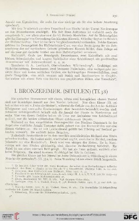 I. Bronzeeimer (Situlen) (Tf. 38)