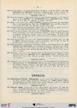 Graecia (Nr. 284-485)