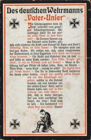 Des deutschen Wehrmanns "Vater-Unser"