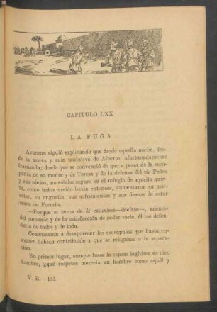 Capítulo LXX - La fuga
